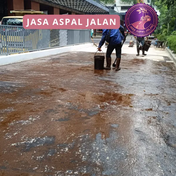 hasil jasa aspal jalan majalengka rapi dan tahan lama