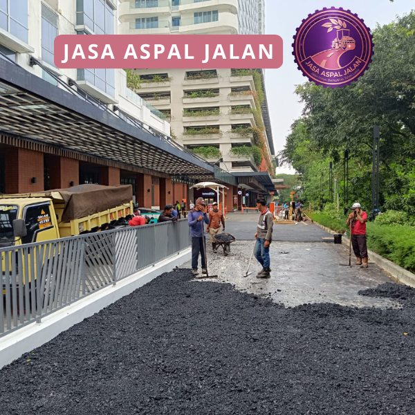 finishing jasa aspal jalan  majalengka halus dan presisi