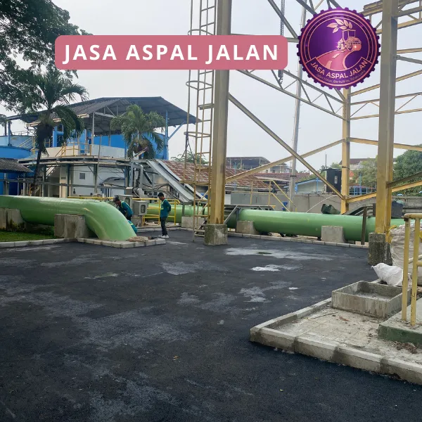 hasil ahir jasa pengaspalan hotmix