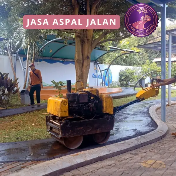 jasa aspal jalan rangkasbitung sekolah SMAN 1 dan SMKN 1.  