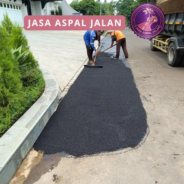 Pekerjaan jasa aspal jalan Serang menggunakan aspal hotmix berkualitas untuk jalan lingkungan