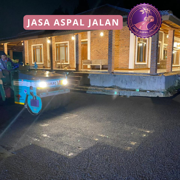 alat berat dan finisher dalam proyek jasa aspal jalan Subang terpercaya