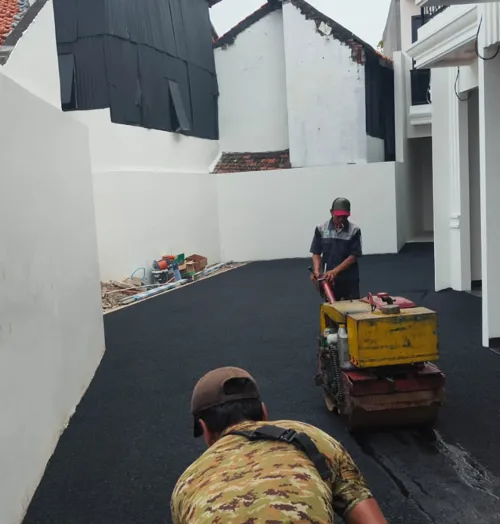 jasa pengaspalan jalan hotmix hasil rapi dan kuat