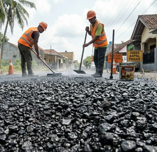 material aspal sebagai lapisan perkerasan jalan