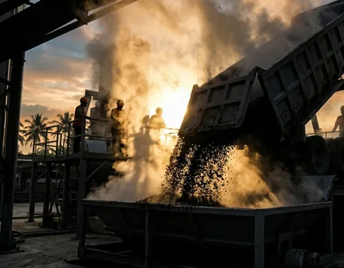 material aspal bakar hitam panas untuk pengaspalan skala kecil