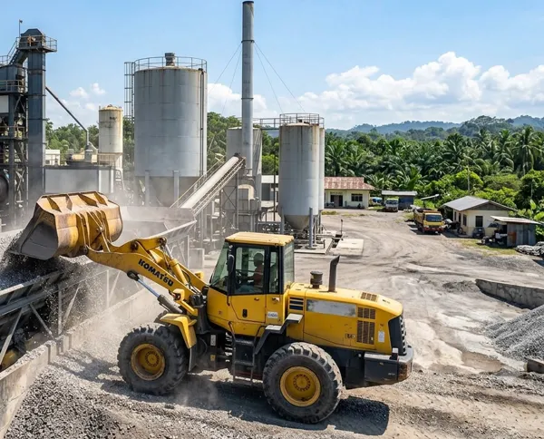 Pabrik Aspal Tangerang dengan fasilitas Asphalt Mixing Plant (AMP) untuk mendukung kebutuhan proyek pengaspalan di Tangerang dan sekitarnya.
