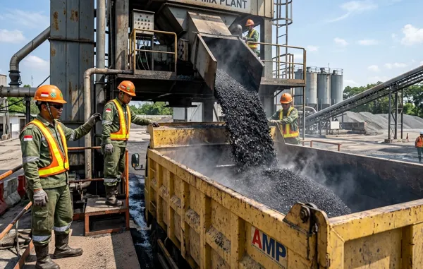 asphalt mixing plant Bandung produksi hotmix berkualitas tinggi