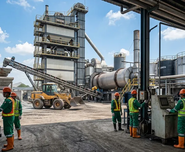 AMP Bandung untuk suplai material aspal jalan proyek konstruksi