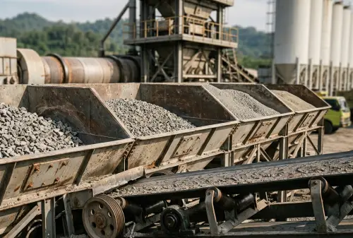Area operasional Asphalt Mixing Plant di Semarang