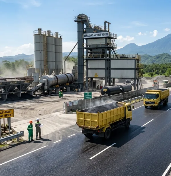 plant aspal Bandung untuk kebutuhan jalan perumahan dan industri