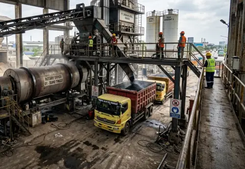 Instalasi Asphalt Mixing Plant Cikarang